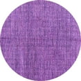 thumbnail image 1 of Ahgly Company Indoor Round Abstract Purple Modern Area Rugs, 3' Round, 1 of 4
