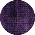 thumbnail image 1 of Ahgly Company Indoor Round Abstract Purple Modern Area Rugs, 8' Round, 1 of 4