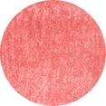 thumbnail image 1 of Ahgly Company Indoor Round Abstract Red Contemporary Area Rugs, 4' Round, 1 of 4