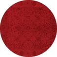 thumbnail image 1 of Ahgly Company Indoor Round Abstract Red Contemporary Area Rugs, 7' Round, 1 of 4