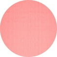 thumbnail image 1 of Ahgly Company Indoor Round Abstract Red Contemporary Area Rugs, 7' Round, 1 of 4