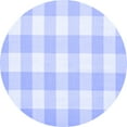 thumbnail image 1 of Ahgly Company Indoor Round Checkered Blue Modern Area Rugs, 7' Round, 1 of 4