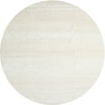 thumbnail image 1 of Ahgly Company Indoor Round Contemporary Dirty White Gold Area Rugs, 8' Round, 1 of 6