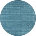 thumbnail image 1 of Ahgly Company Indoor Round Contemporary Macaw Blue Green Area Rugs, 8' Round, 1 of 6