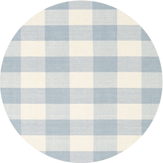 Ahgly Company Indoor Round Contemporary Metallic Silver Gray Area Rugs, 8' Round