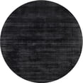 thumbnail image 1 of Ahgly Company Indoor Round Contemporary Midnight Gray Area Rugs, 6' Round, 1 of 6