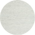thumbnail image 1 of Ahgly Company Indoor Round Contemporary Pale Silver Gray Area Rugs, 6' Round, 1 of 6