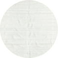 thumbnail image 1 of Ahgly Company Indoor Round Contemporary Pearl White Beige Solid Area Rugs, 6' Round, 1 of 6