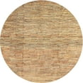 thumbnail image 1 of Ahgly Company Indoor Round Contemporary Red Abstract Area Rugs, 3' Round, 1 of 6