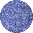 thumbnail image 1 of Ahgly Company Indoor Round Oriental Blue Industrial Area Rugs, 7' Round, 1 of 4