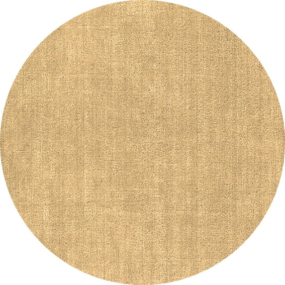 Ahgly Company Indoor Round Oriental Brown Industrial Area Rugs, 8' Round
