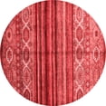 thumbnail image 1 of Ahgly Company Indoor Round Oriental Red Traditional Area Rugs, 8' Round, 1 of 4