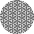 thumbnail image 1 of Ahgly Company Indoor Round Patterned Ash Gray Area Rugs, 8' Round, 1 of 6