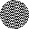 thumbnail image 1 of Ahgly Company Indoor Round Patterned Light Gray Novelty Area Rugs, 6' Round, 1 of 6