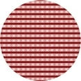 thumbnail image 1 of Ahgly Company Indoor Round Patterned Love Red Area Rugs, 8' Round, 1 of 1