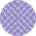 thumbnail image 1 of Ahgly Company Indoor Round Patterned Medium Purple Area Rugs, 5' Round, 1 of 6