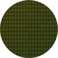 thumbnail image 1 of Ahgly Company Indoor Round Patterned Midnight Gray Area Rugs, 4' Round, 1 of 6