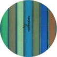 thumbnail image 1 of Ahgly Company Indoor Round Patterned Mint Green Area Rugs, 5' Round, 1 of 6