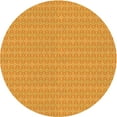 thumbnail image 1 of Ahgly Company Indoor Round Patterned Neon Orange Area Rugs, 7' Round, 1 of 6