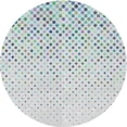 thumbnail image 1 of Ahgly Company Indoor Round Patterned Water Blue Area Rugs, 6' Round, 1 of 6