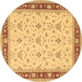 thumbnail image 1 of Ahgly Company Indoor Round Persian Brown Traditional Area Rugs, 5' Round, 1 of 4