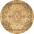 thumbnail image 1 of Ahgly Company Indoor Round Persian Brown Traditional Area Rugs, 7' Round, 1 of 4