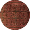 thumbnail image 1 of Ahgly Company Indoor Round Persian Brown Traditional Area Rugs, 8' Round, 1 of 4