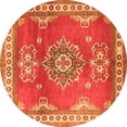 thumbnail image 1 of Ahgly Company Indoor Round Persian Orange Traditional Area Rugs, 4' Round, 1 of 1