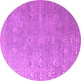 thumbnail image 1 of Ahgly Company Indoor Round Persian Pink Bohemian Area Rugs, 6' Round, 1 of 4
