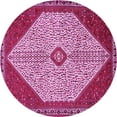 thumbnail image 1 of Ahgly Company Indoor Round Persian Pink Traditional Area Rugs, 5' Round, 1 of 4
