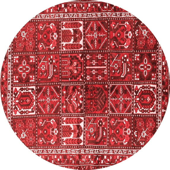 Ahgly Company Indoor Round Persian Red Traditional Area Rugs, 6' Round