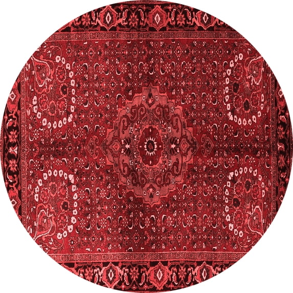 Ahgly Company Indoor Round Persian Red Traditional Area Rugs, 6' Round
