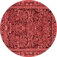 thumbnail image 1 of Ahgly Company Indoor Round Persian Red Traditional Area Rugs, 7' Round, 1 of 4
