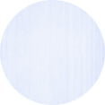 thumbnail image 1 of Ahgly Company Indoor Round Solid Blue Modern Area Rugs, 5' Round, 1 of 4