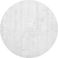 thumbnail image 1 of Ahgly Company Indoor Round Solid Gray Modern Area Rugs, 4' Round, 1 of 1