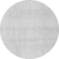 thumbnail image 1 of Ahgly Company Indoor Round Solid Gray Modern Area Rugs, 6' Round, 1 of 4