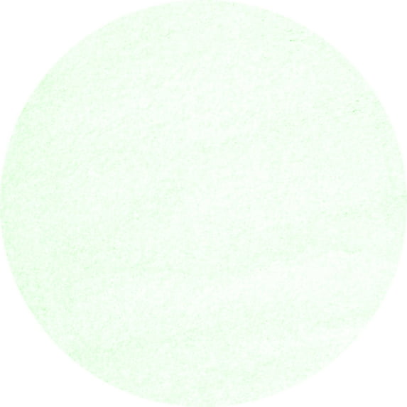 Ahgly Company Indoor Round Solid Green Modern Area Rugs, 3' Round