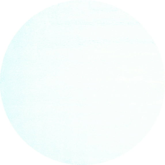 Ahgly Company Indoor Round Solid Light Blue Modern Area Rugs, 6' Round