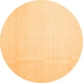 thumbnail image 1 of Ahgly Company Indoor Round Solid Orange Modern Area Rugs, 6' Round, 1 of 1
