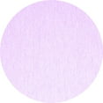 thumbnail image 1 of Ahgly Company Indoor Round Solid Purple Modern Area Rugs, 4' Round, 1 of 4