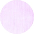 thumbnail image 1 of Ahgly Company Indoor Round Solid Purple Modern Area Rugs, 4' Round, 1 of 4