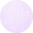 thumbnail image 1 of Ahgly Company Indoor Round Solid Purple Modern Area Rugs, 6' Round, 1 of 4