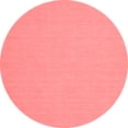 thumbnail image 1 of Ahgly Company Indoor Round Solid Red Modern Area Rugs, 4' Round, 1 of 4
