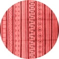 thumbnail image 1 of Ahgly Company Indoor Round Solid Red Modern Area Rugs, 8' Round, 1 of 4
