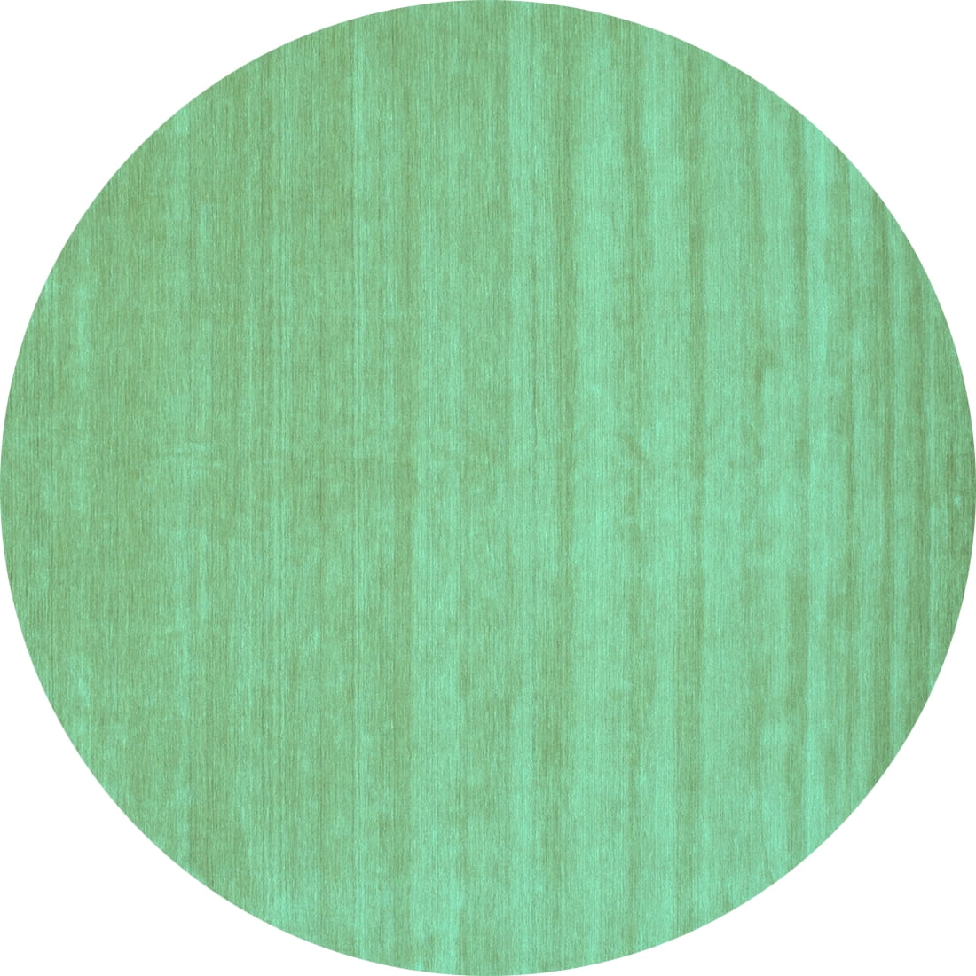 Ahgly Company Indoor Round Solid Turquoise Blue Modern Area Rugs, 8 ...