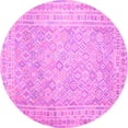 thumbnail image 1 of Ahgly Company Indoor Round Southwestern Pink Country Area Rugs, 7' Round, 1 of 4