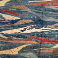 thumbnail image 1 of Ahgly Company Indoor Square Abstract Black Cow Black Area Rugs, 3' Square, 1 of 2