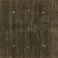 thumbnail image 1 of Ahgly Company Indoor Square Abstract Brown Contemporary Area Rugs, 3' Square, 1 of 4