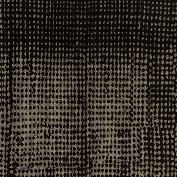 Ahgly Company Indoor Square Abstract Brown Modern Area Rugs, 3' Square
