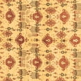 thumbnail image 1 of Ahgly Company Indoor Square Abstract Brown Modern Area Rugs, 4' Square, 1 of 4